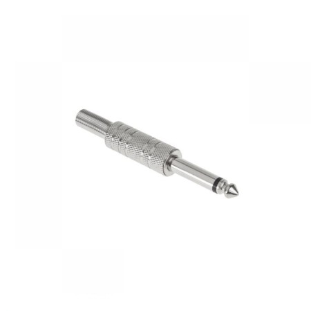 Wtyk Jack 6,3mm mono metal