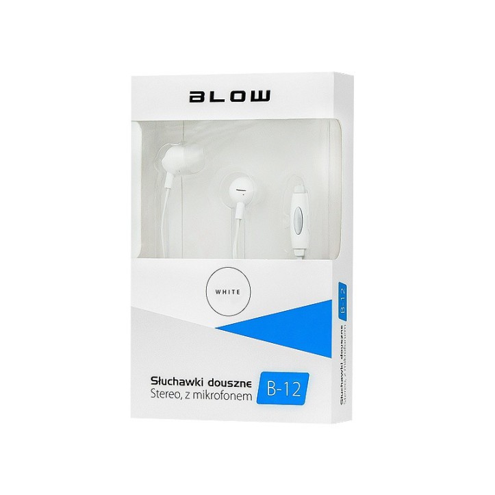 Słuchawki Douszne BLOW B-12 WHITE