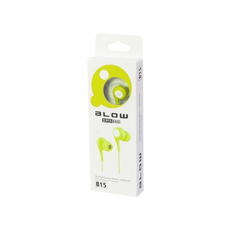 Słuchawki Douszne BLOW B-15 YELLOW-GREEN