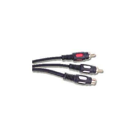 Kabel 1x Chinch Gniazdo - 2x Chinch Wtyk
