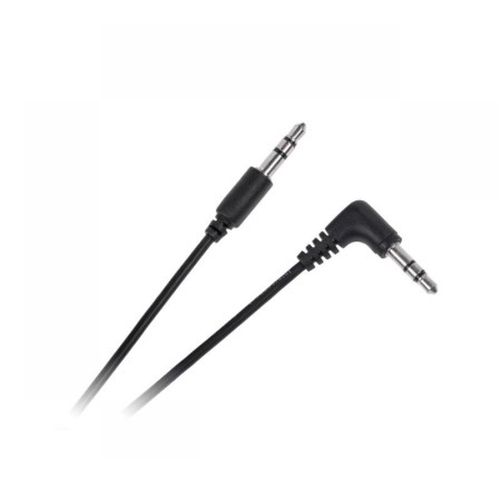 Kabel Jack 3,5mm - Jack 3,5mm kątowo-prosty Cabletech standard