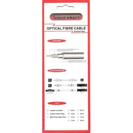 Kabel Optyczny Voice Kraft VK 160a 1m