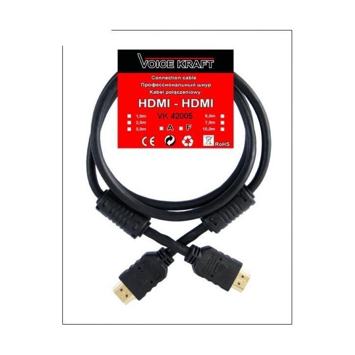 Kabel Voice Kraft HDMI - HDMI VK 42005 5m