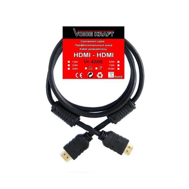 Kabel Voice Kraft HDMI - HDMI VK 42005 5m