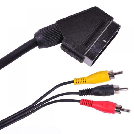 Kabel EURO - 3x RCA 3m