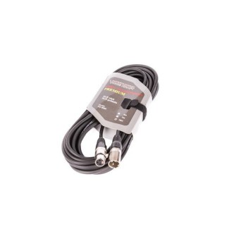 Kabel XLR M - XLR F black VK 8002 10m