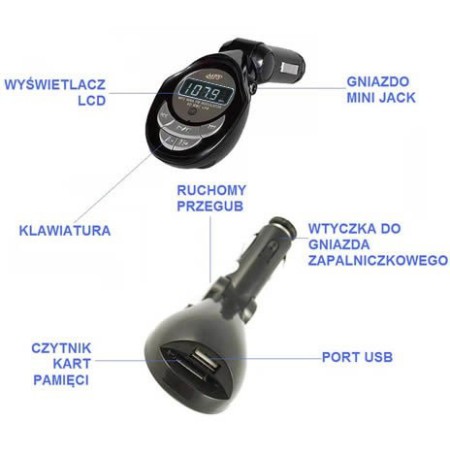 Transmiter SD/MMC USB Blue LCD
