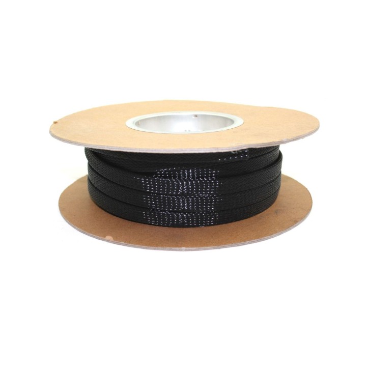 Oplot ochronny (plecionka) na kable i wiązki przewodów kolor czarny, cena za 1m 