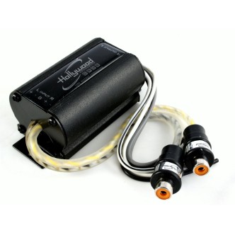 Konwerter sygnału głośnikowego do poziomu RCA (rezystancyjny tłumik sygnału) - wej.2x20W / wyj.2xRCA