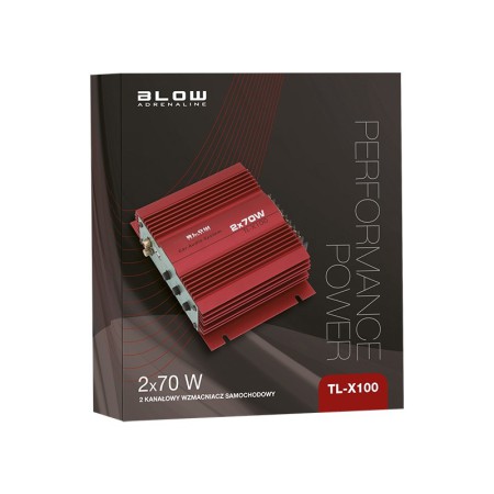 Wzmacniacz samochodowy BLOW TL-X100 2x70W