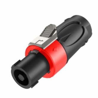 Wtyk głośnikowy Speakon RS4F-N-RD