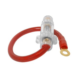 Oprawa bezpiecznika z kablem 4GA 25cm + bezpiecznik 80A