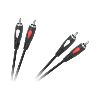 Przewód 2 RCA - 2 RCA 0,5m Cabletech Eco-Line