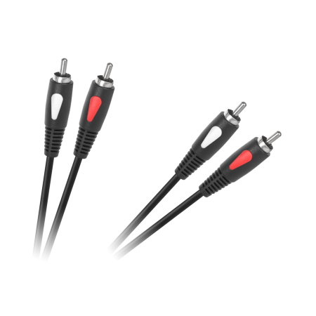 Przewód 2 RCA - 2 RCA 0,5m Cabletech Eco-Line
