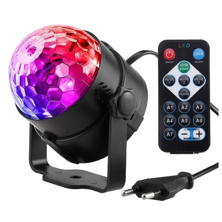 Kula Disco LED RGB z Pilotem
