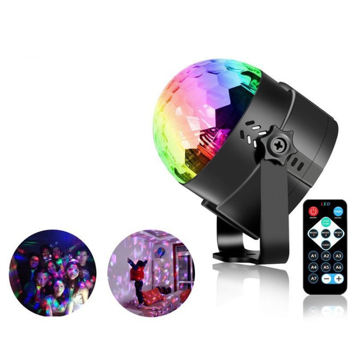 Kula Disco LED RGB z Pilotem