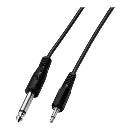 Kable połączeniowe audio 1 x wtyk 3.5mm mono na 1 x wtyk 6.3mm mono
