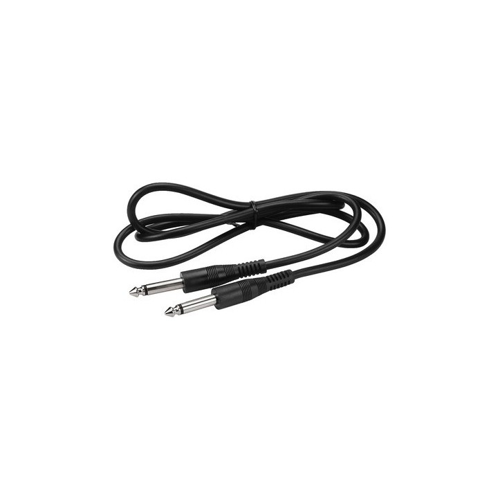 Kable połączeniowe audio 2 x odlewany wtyk 6.3mm mono