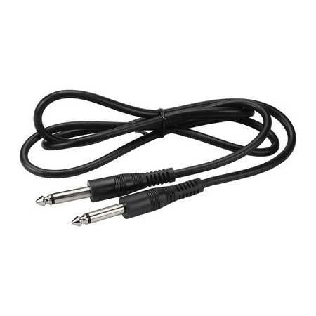 Kable połączeniowe audio 2 x odlewany wtyk 6.3mm mono