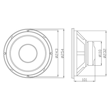 Głośnik BLOW B-250 8Ohm