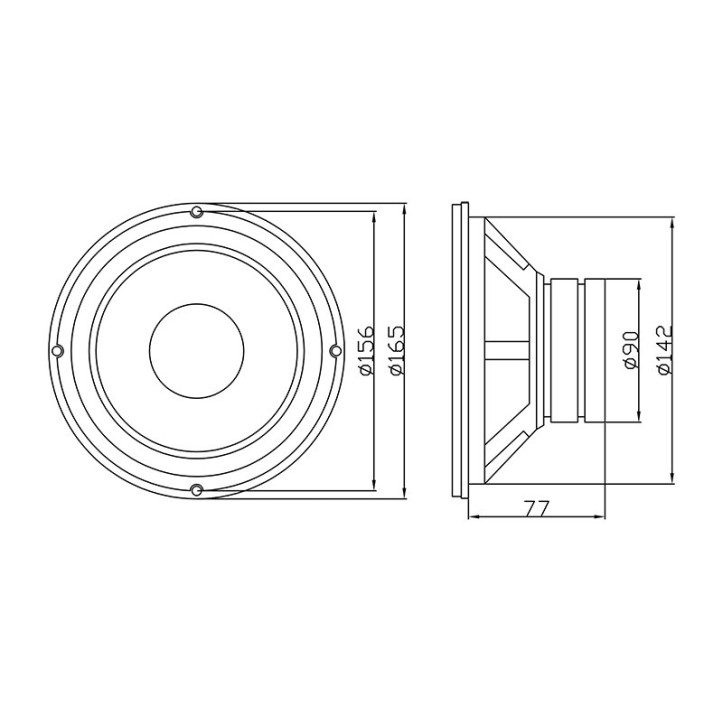 Głośnik Niskotonowy BLOW GDN-16 8Ohm