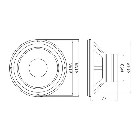 Głośnik Niskotonowy BLOW GDN-16 8Ohm