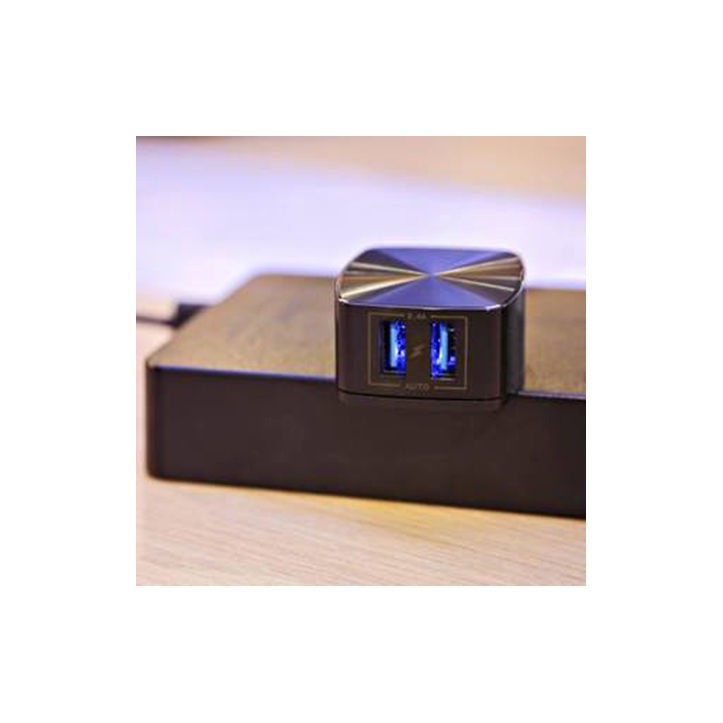 Ładowarka sieciowa - 2xUSB 2,4A RP-U215 + kabel MicroUSB Biały