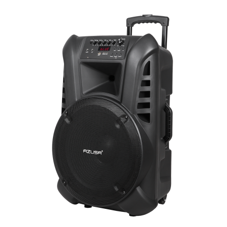 Kolumna aktywna z 2 mikrofonami bezprzewodowymi, SD, Bluetooth, USB 15" 120W