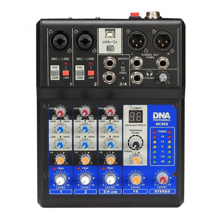 Mikser Audio Analogowy DNA MC04X