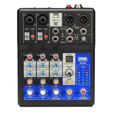 Mikser Audio Analogowy DNA MC04X