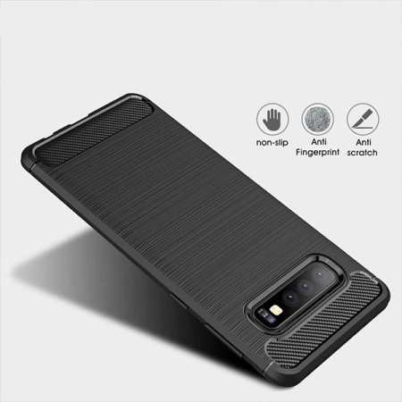 Back Case CARBON - HUAWEI P30 Czarny