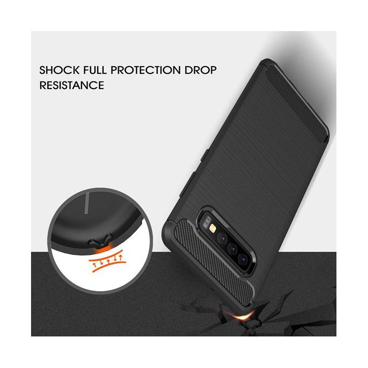 Back Case CARBON - HUAWEI P30 PRO Czarny