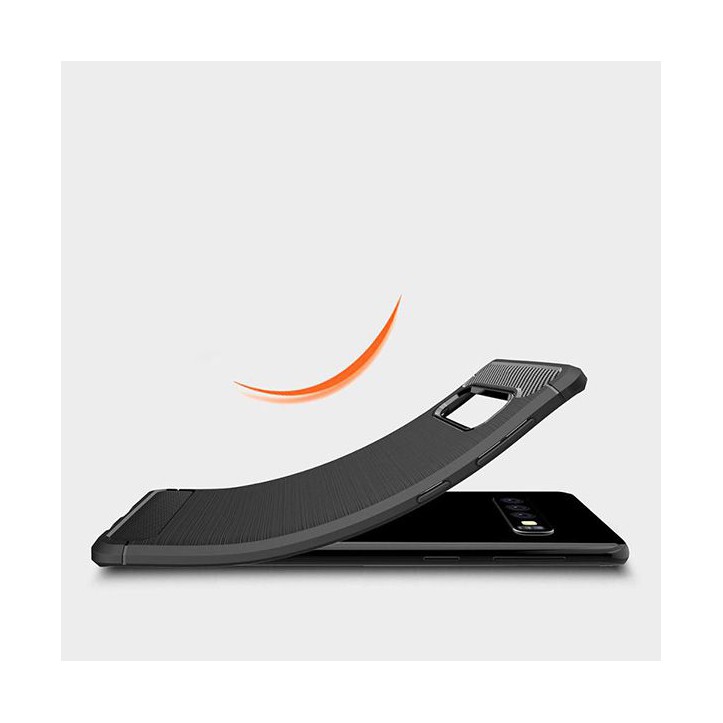 Back Case CARBON - IPHONE XS (5,8") Czarny