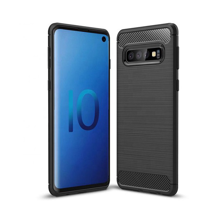Back Case CARBON - IPHONE XS (5,8") Czarny