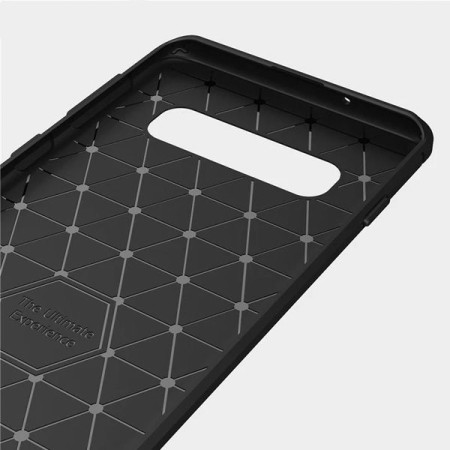 Back Case CARBON - SAM J610 GALAXY J6 Plus Czarny