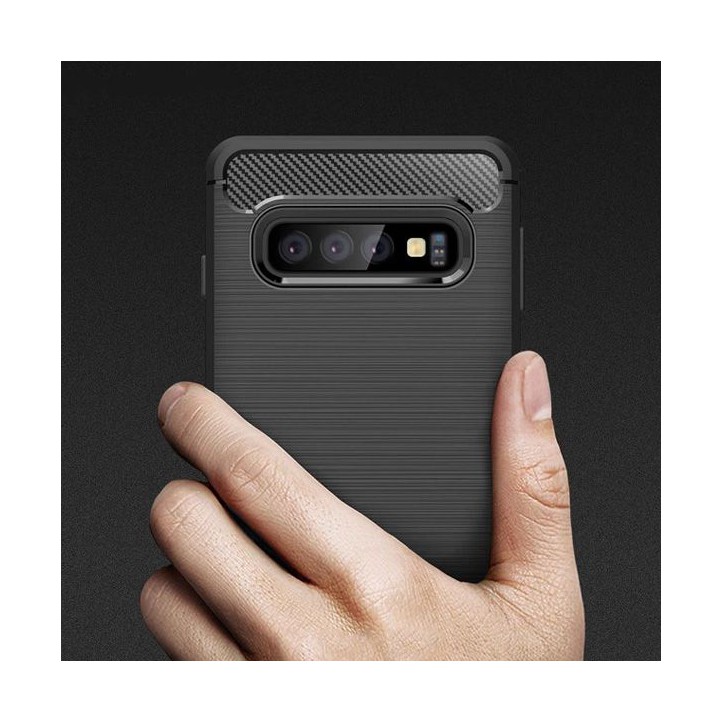 Back Case CARBON - IPHONE 5/5G/5S/SE/6C Czarny