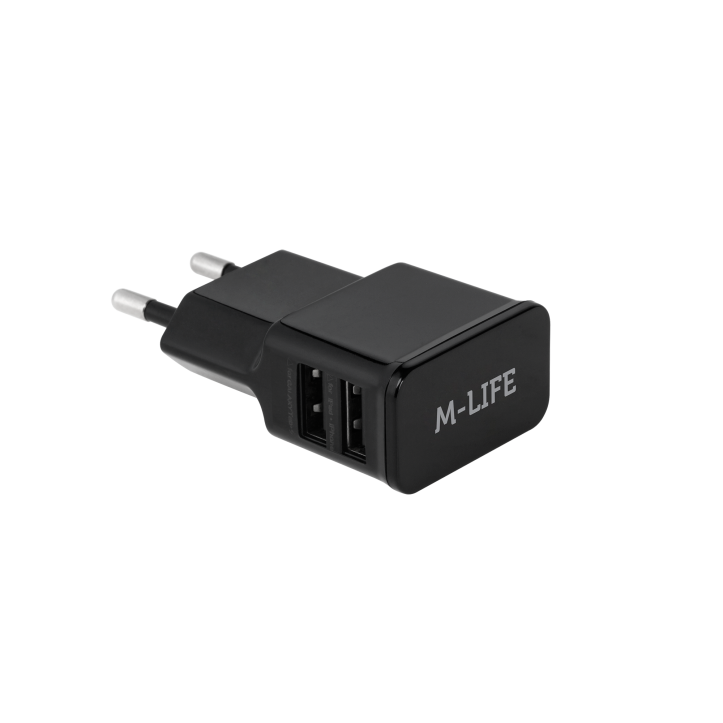 Ładowarka sieciowa M-LIFE 2xUSB 2000 mA
