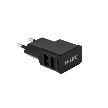 Ładowarka sieciowa M-LIFE 2xUSB 2000 mA