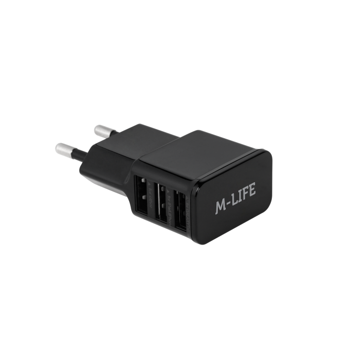 Ładowarka sieciowa M-LIFE 3xUSB 3000 mA