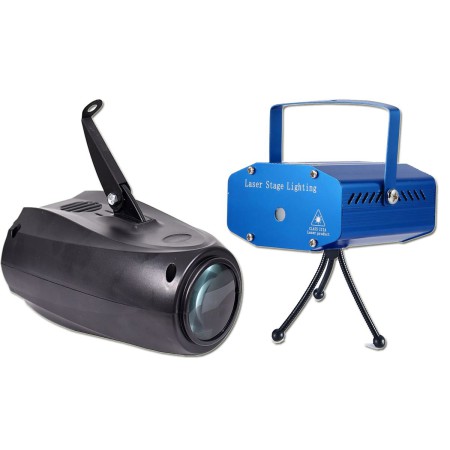 LED Airship efekt + Projektor Laserowy MIX