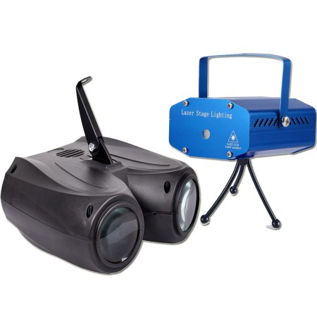 LED efekt Airship Double + Laser red i green