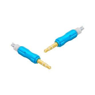 Kabel jack 3.5mm - jack 3.5mm 1m w oplocie HQ
