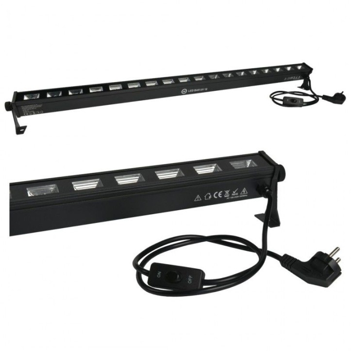 Light4Me LED BAR UV 18 listwa oświetlająca 18X3W