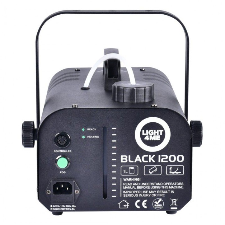 LIGHT4ME BLACK 1200 wytwornica dymu