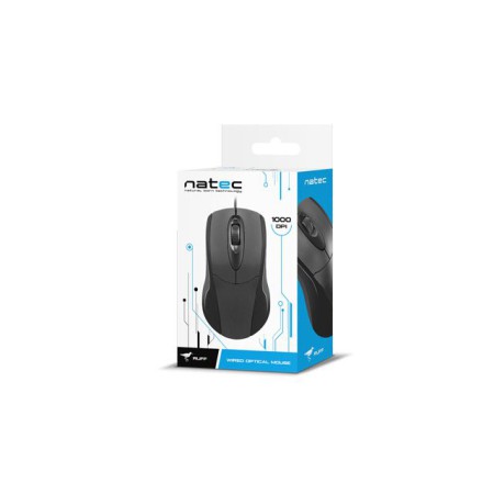 Mysz NATEC RUFF 1000DPI Czarna