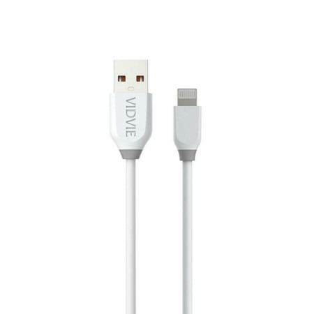 KABEL USB VIDVIE CB442 iPhone 5 ,6, 7, 8, X biały