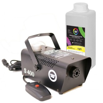 LIGHT4ME S 400W wydajna wytwornica dymu +Baniak płynu