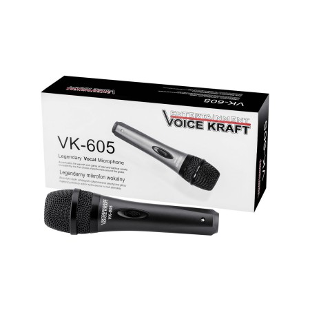 Mikrofon Dynamiczny Voice Kraft VK-605 + kabel