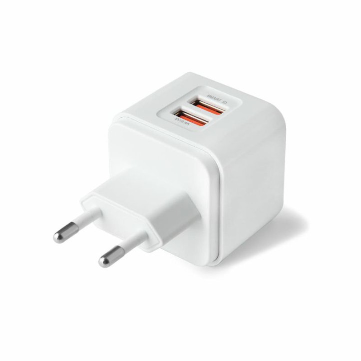 Ładowarka sieciowa VIDVIE PLE207 2.4A 2xUSB + kabel MicroUSB