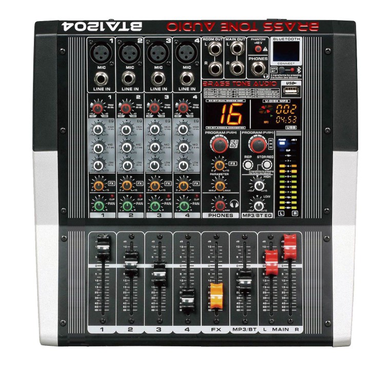 Zestaw Estradowy 1600W Kolumny + PowerMikser 4 kanały